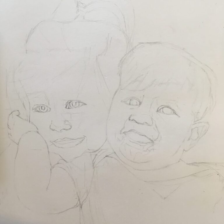 Double Portrait – The Prep And Taking Photos Of Little Ones